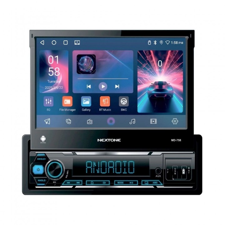 Автомагнітола 1Din мультимедійний пристрій Nextone MD-758 v2