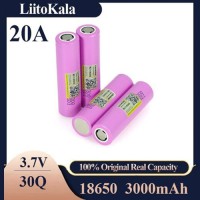 Акумулятор високострумовий 18650, LiitoKala 30Q, 3000mah, ОРИГІНАЛ