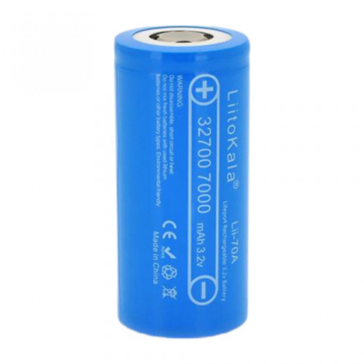 Аккумулятор 32700, LiitoKala Lii-70A,3.2V, 7000mAh, ОРИГИНАЛ