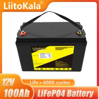 Аккумулятор LiFePO4, LiitoKala, 12V 100Ah, BMS smart плата