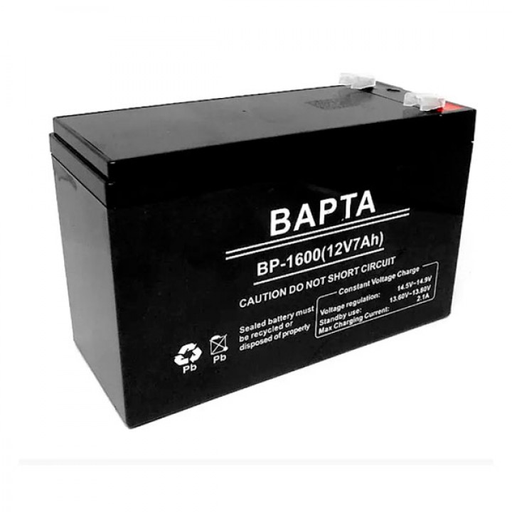 Акумуляторна батарея BAPTA 12В 7,0Ач 151х65х95 BP-1600