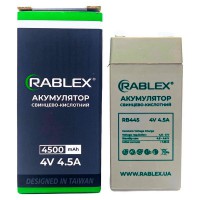 Акумулятор Rablex 4v-4.5Ah (RB445)