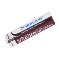 Акумулятор 18650, X-Balog, 8800mAh (1200), коричневий