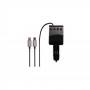 FM модулятор трансмиттер H22 Bluetooth + провода: MicroUSB, Lightning