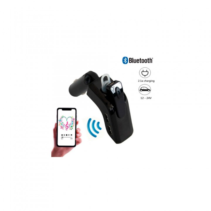 Автомобільний трансмітер FM модулятор V9 Bluetooth + гарнітура