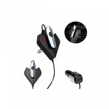 FM модулятор, трансмітер автомобільний FM V11 BT з гарнітурою Bluetooth
