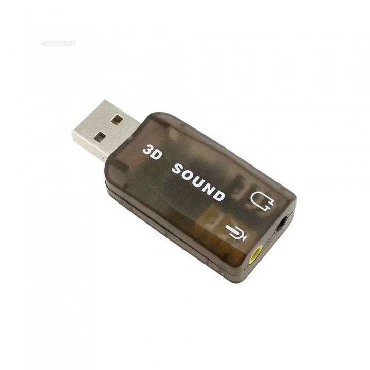 Звукова карта USB 3D sound 5.1 для ноутбука