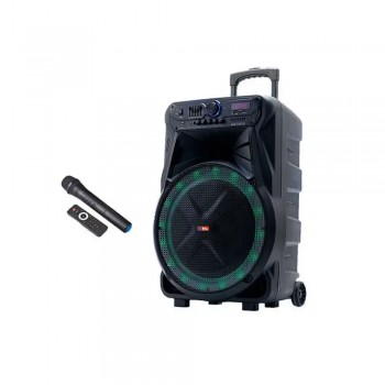 Акустическая переносная колонка SS-7272 600Вт 15" 66х45х31см USB/SD/FM/BT/MIC/ДК