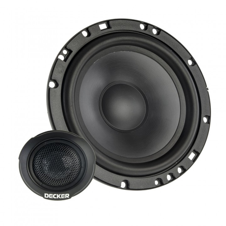 Компонентная автомобильная акустическая система 6,5"(Ø160 мм) Decker CD-162