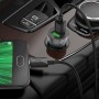 Автомобільний зарядний пристрій Car Charger Z47 Transparent Discovery Edition dual port QC3.0, Transparent Black