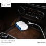 Автомобільний зарядний пристрій Car Charger C1, White
