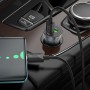 Автомобільний зарядний пристрій Car Charger Z47A Transparent Discovery Edition dual port PD30W+QC3.0 (Type-C to Type-C), Transparent Black