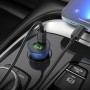Автомобільний зарядний пристрій Car Charger Z47A Transparent Discovery Edition dual port PD30W+QC3.0, Transparent Blue