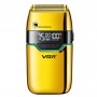 Електробритва VGR V-350 GOLD шейвер, подвійне лезо, 2 насадки, LED Display