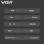 Електробритва VGR V-345 GREY, роторна, IPX7