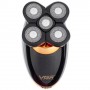 Чоловічий набір VGR V-316 5 в 1 для догляду за обличчям, електробритва Waterproof IPX5, триммер для носа, бороди, LED Display