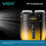 Електробритва VGR V-348 GOLD, роторна, IPX6