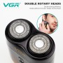 Електробритва VGR V-348 GOLD, роторна, IPX6