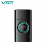 Електробритва VGR V-378 BLACK шейвер, подвійне лезо + тример, регулювання потужності 7000-9000 RPM, LED display