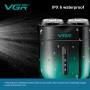 Електробритва VGR V-348 GREEN, роторна, IPX6