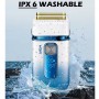 Електробритва VGR V-362 WHITE шейвер, подвійне лезо, триммер, IPX6, LED Display