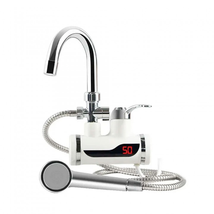 Мини-бойлер + душ Water Heater MP 5208, проточный электрический водонагреватель