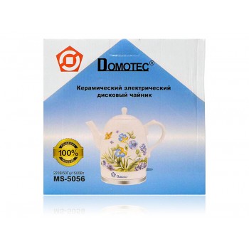 Чайник электрический керамический 1,5л 1500Вт Domotec MS-5056 8шт 9349