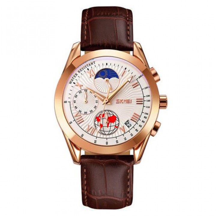 Часы наручные 9236RGSI SKMEI, ROSE GOLD/SILVER