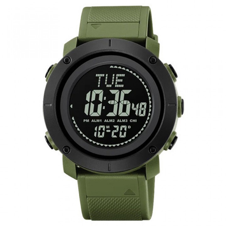 Годинники наручні 2095AG SKMEI, ARMY GREEN, Compass