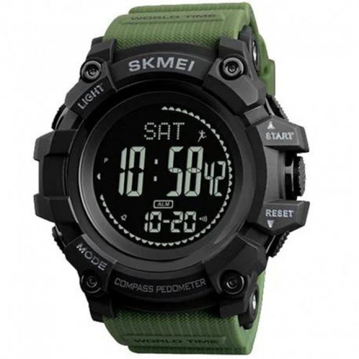 Часы наручные 1356AG SKMEI, ARMY GREEN, Compass