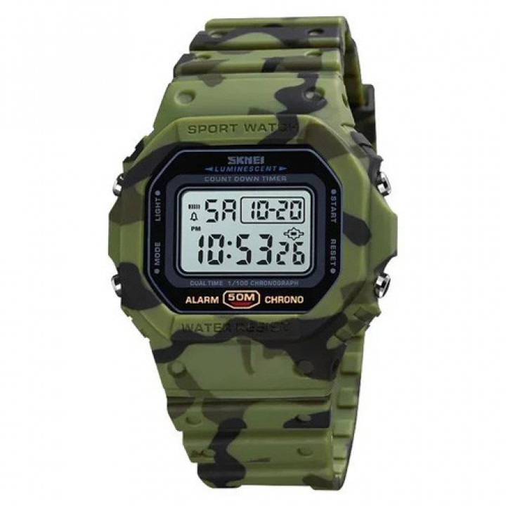 Часы наручные 1628CMGN SKMEI, CAMO GREEN