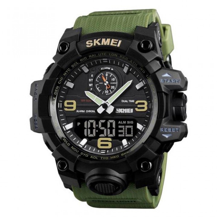 Часы наручные 1586AG SKMEI, ARMY GREEN