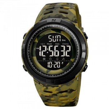 Годинник наручний 2070CMGNBK SKMEI, ARMY GREEN CAMO-BLACK