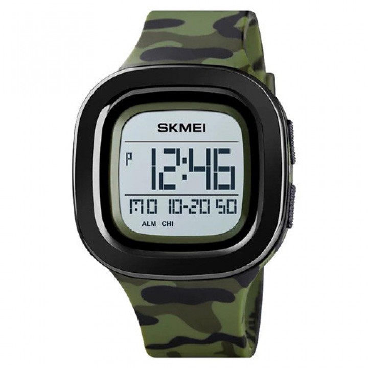 Часы наручные 1580CMGN SKMEI, ARMY GREEN CAMOUFLAGE