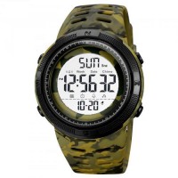 Годинник наручний 2070CMGNWT SKMEI, ARMY GREEN CAMO-WHITE