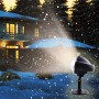 Светодиодный лазерный проектор Star Shower Snow 809-white, дом+улица, 2 кронштейна, Waterproof