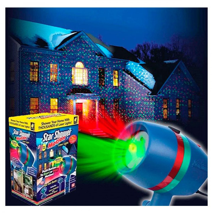 Новогодний лазерный проектор Star Shower Motion Laser Light Интернет магазин в Киеве