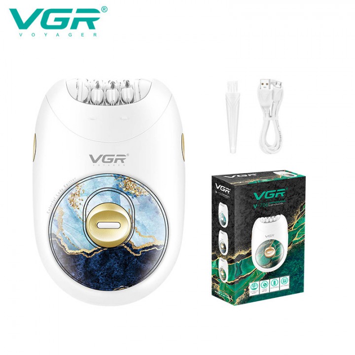 Епілятор VGR V-706 GREEN, 2 швидкості