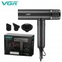 Фен професійний VGR V-640HD, 3 рівні обдування, 4 рівні температури, 110000RPM