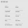Професійний фен IPARAH P-300G GREEN, 2 рівня обдува, 3 рівня температури, 1500W-1600W, ефірна олія