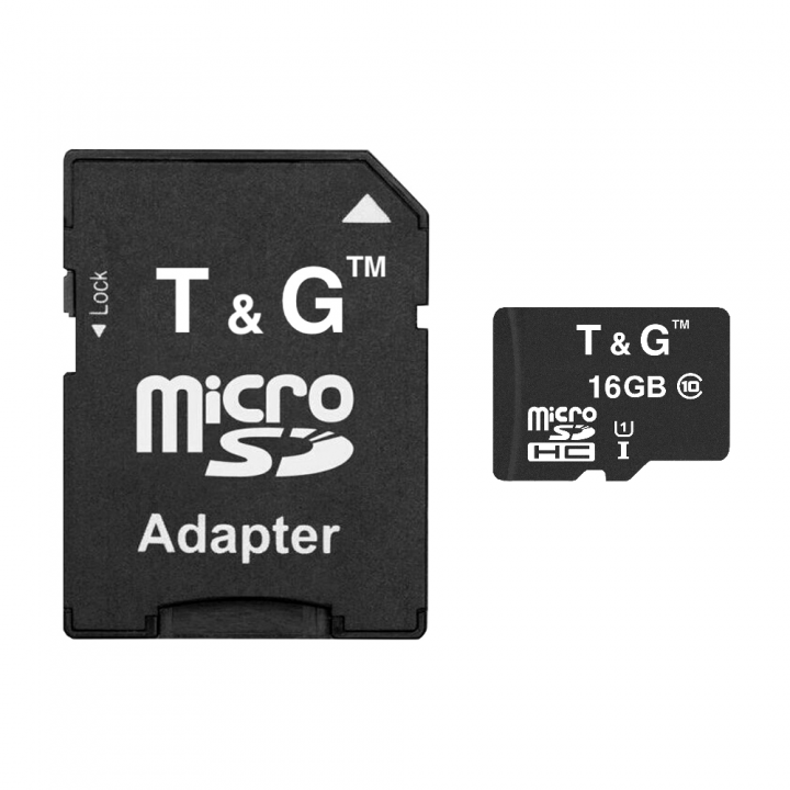 Карта пам'яти microSDHC (UHS-1) 16GB class 10 T&G (з адаптером)