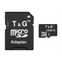 Карта пам'яти microSDHC (UHS-1) 16GB class 10 T&G (з адаптером)