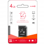 Карта пам'яти microSDHC 4GB class 10 T&G (з адаптером)