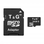 Карта пам'яти microSDHC 64GB class 10 T&G (з адаптером)