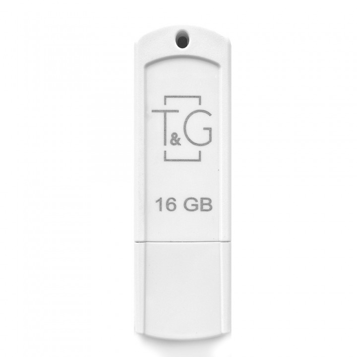 Накопичувач USB 16GB T&G Classic серiя 011 білий