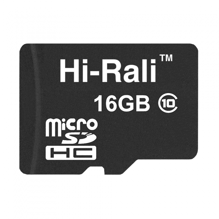 Карта пам'яти microSDHC 16GB class 10 Hi-Rali (без адаптера)