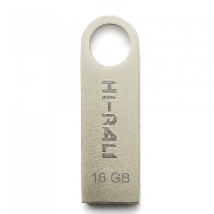 Накопичувач USB 16GB Hi-Rali Shuttle серiя срібло