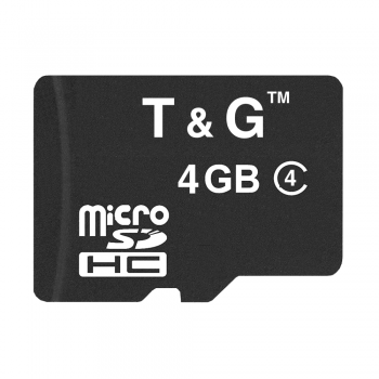 Карта пам'яти microSDHC 4GB class 4 T&G (без адаптера)