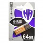 Накопичувач USB 64GB Hi-Rali Stark серiя золото