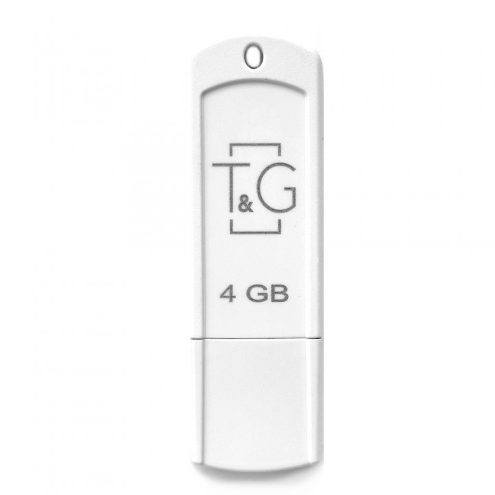 Накопичувач USB 4GB T&G Classic серiя 011 білий